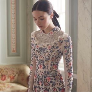 Needle and Thread floral beaded dress. Size 8. EUC